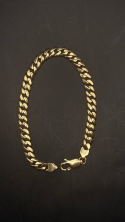 14kt Cuban bracelet