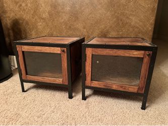 Industrial-Style End Table/Side Table/Nightstand (Set of 2)