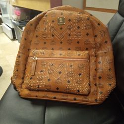 MCM Stark Side Stud Backpack 