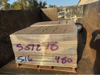 Pallet of Pavers covers  103 sq. Ft. 480 pieces. $350