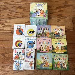 Lot of Baby books hard cover Winnie the Pooh first concept books