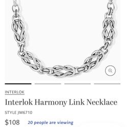 Interlock Harmony Link Necklace 