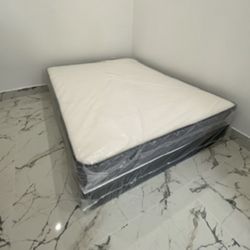 NEW Mattress Queen Size Regular With Box Spring // Offer  🚚