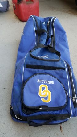 Mizuno wheeled baseball bag