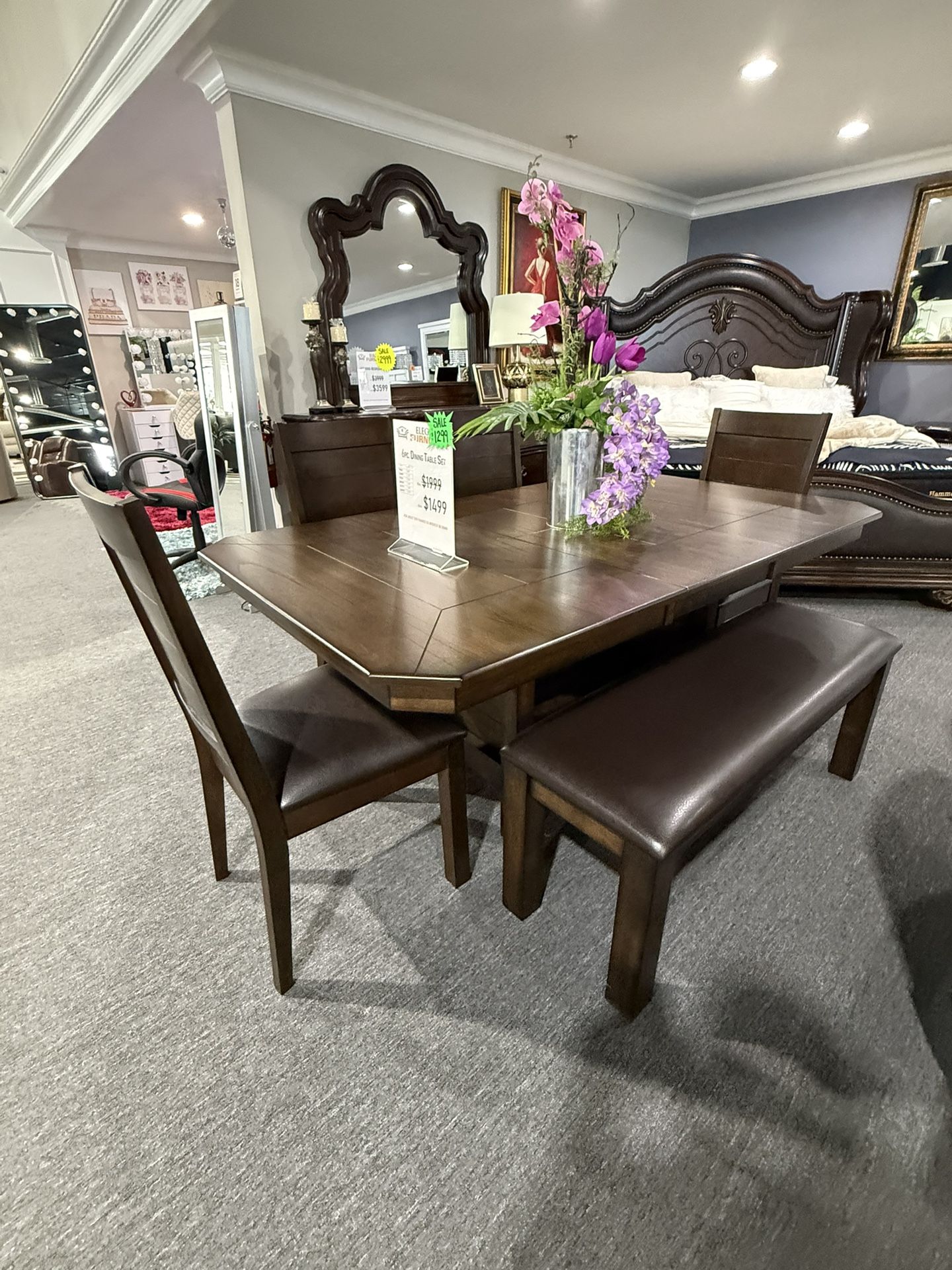 6 Pc Dining Table