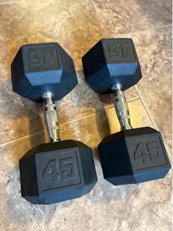 45lbs dumbbells
