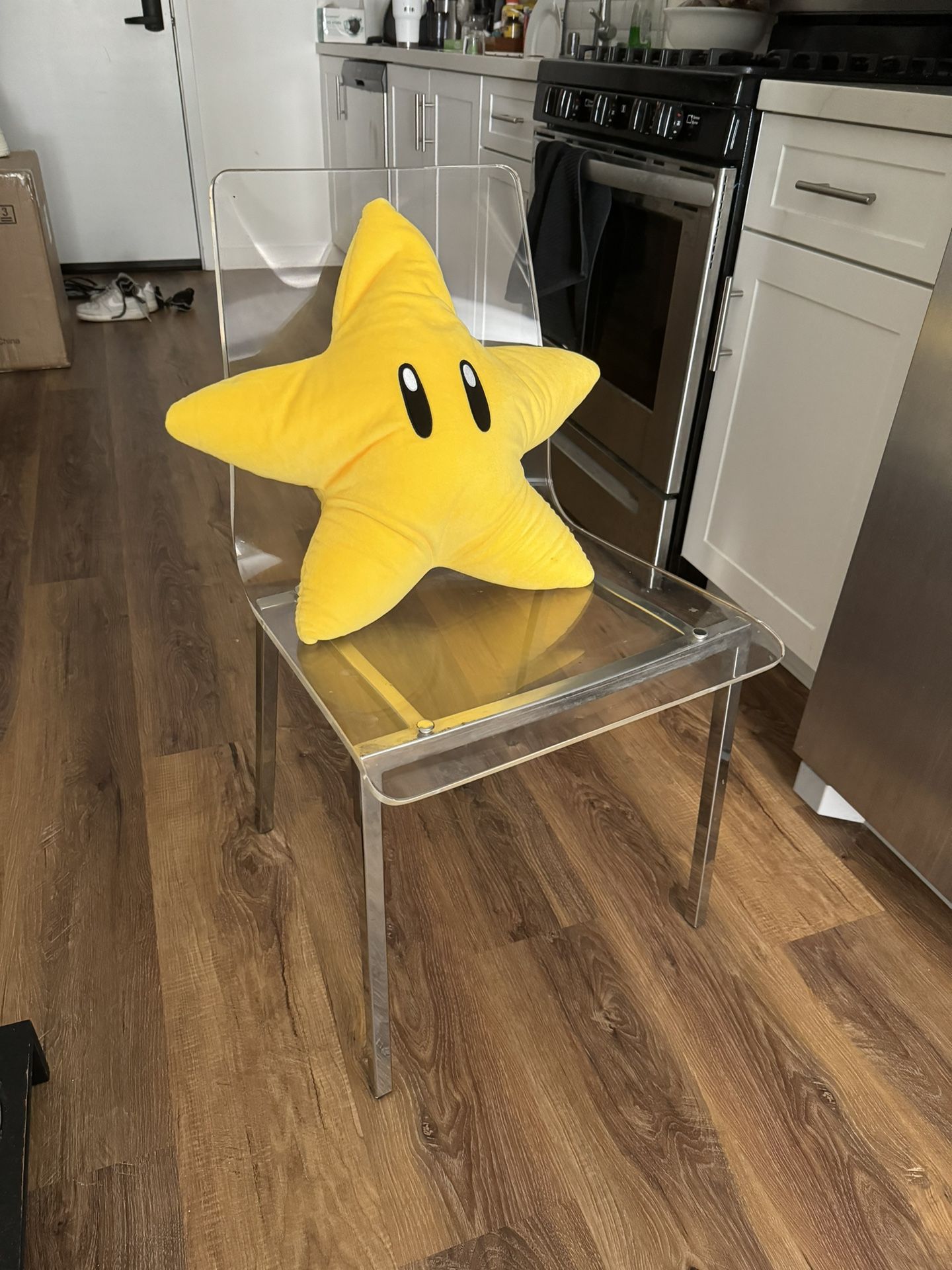Clear Transparent Acrylic Desk Dining Chair