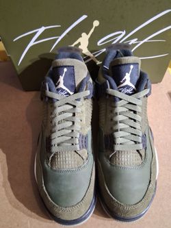 Jordan 4 Craft Olive. Size 9.