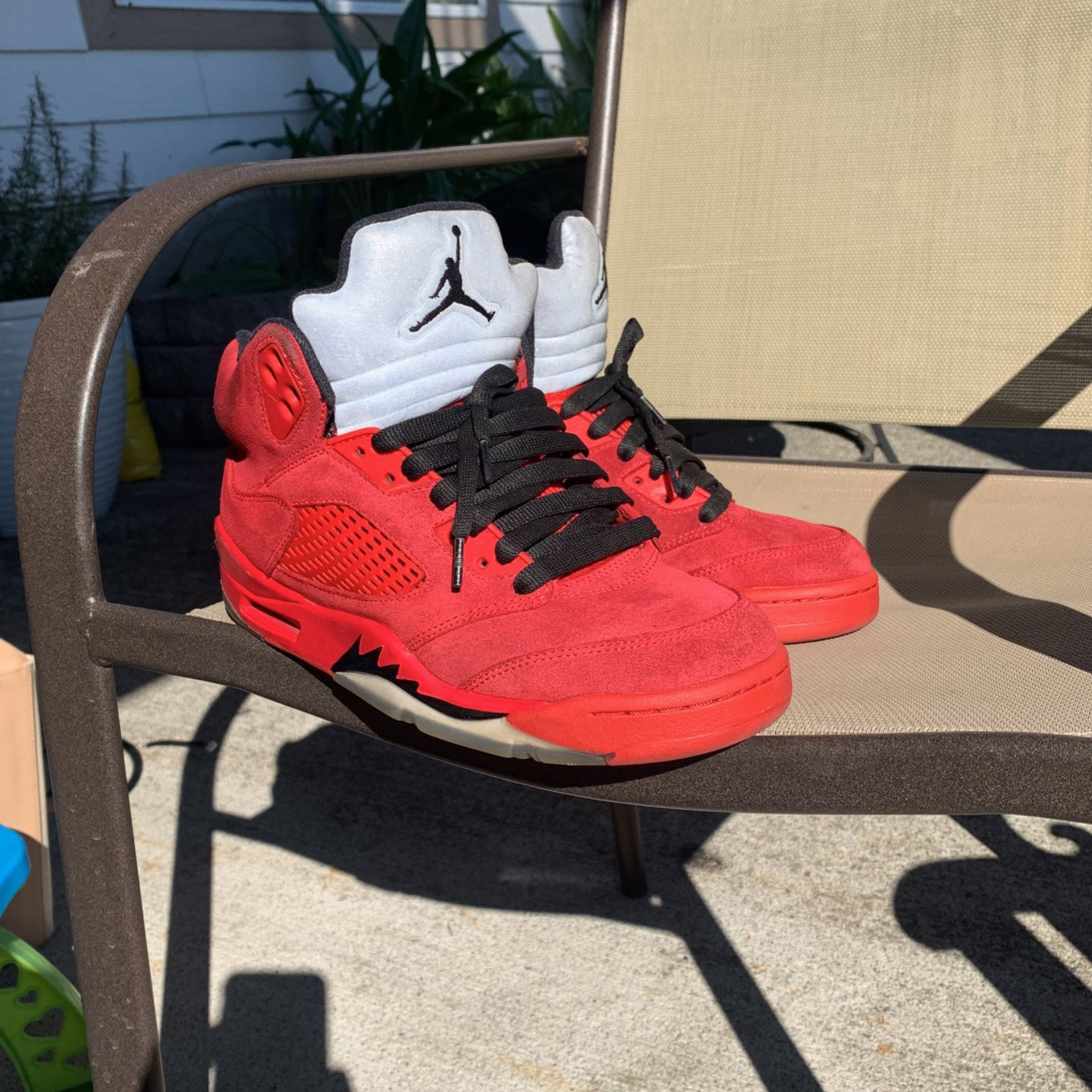 Red 5s Size 7 In Mens