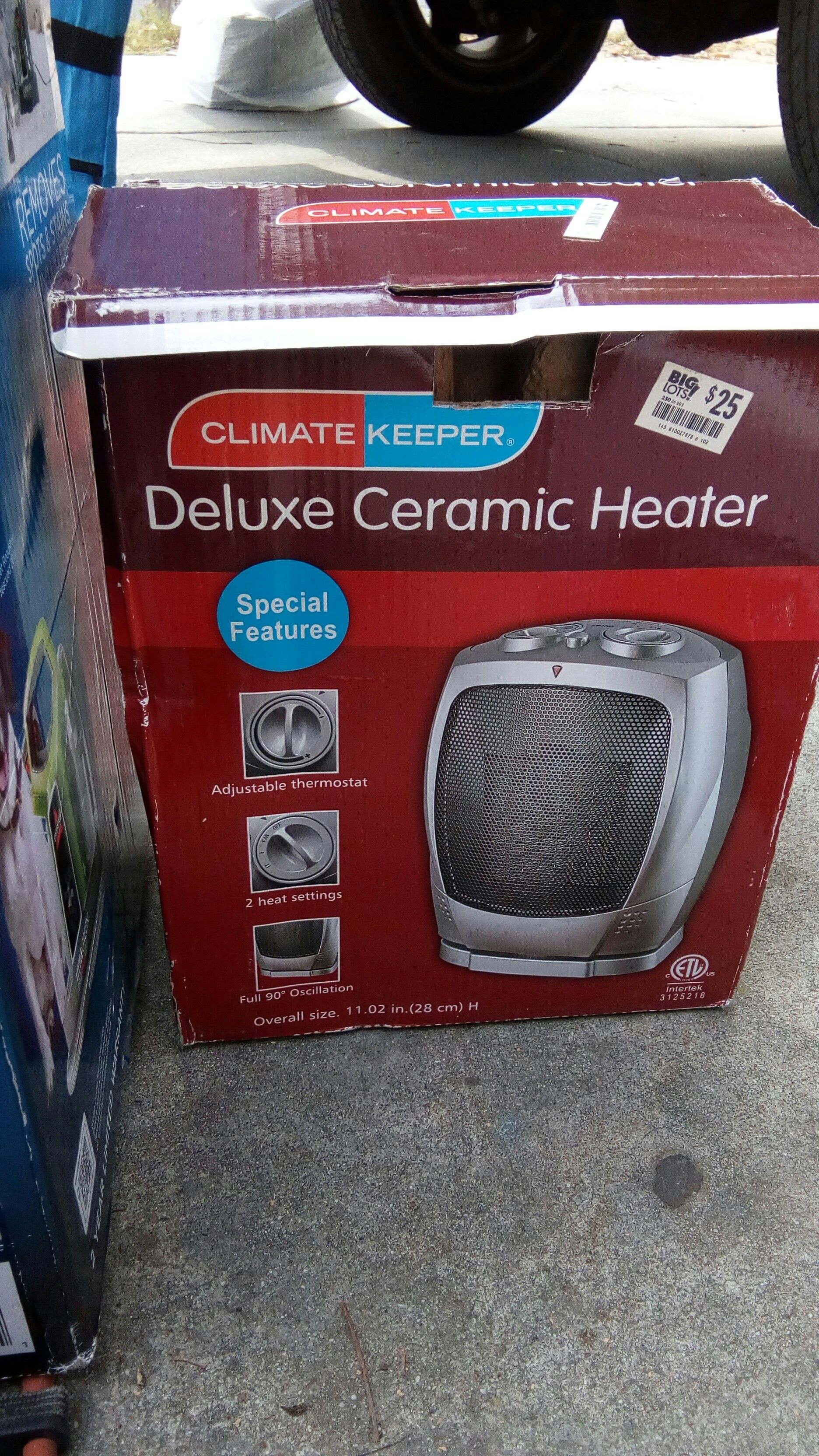 Climate Keeper Deluxe Ceramic Heater