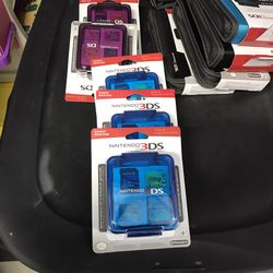 Purple Or Blue Nintendo 3DS game case