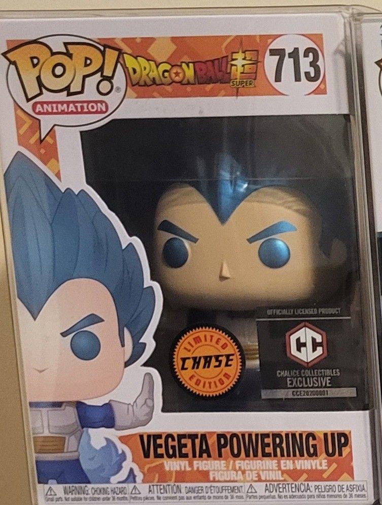 funko pop dragon ball z vegeta chase