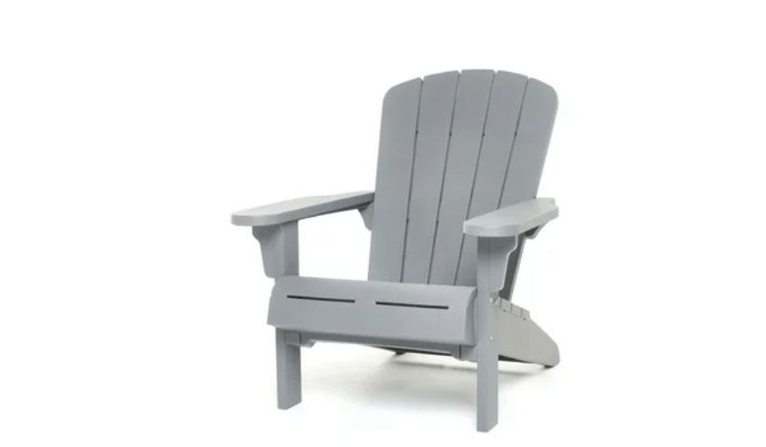 Keter Adirondack Chair, Resin Outdoor Furniture, Brown