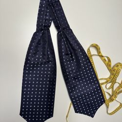 Two 100% Silk Ascot Scarfs