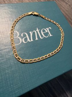 Two tone 10k Gold Bracelet