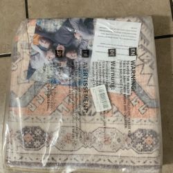 Kuta Bohu Runner Washable Rug (2’x 6’) (peach）