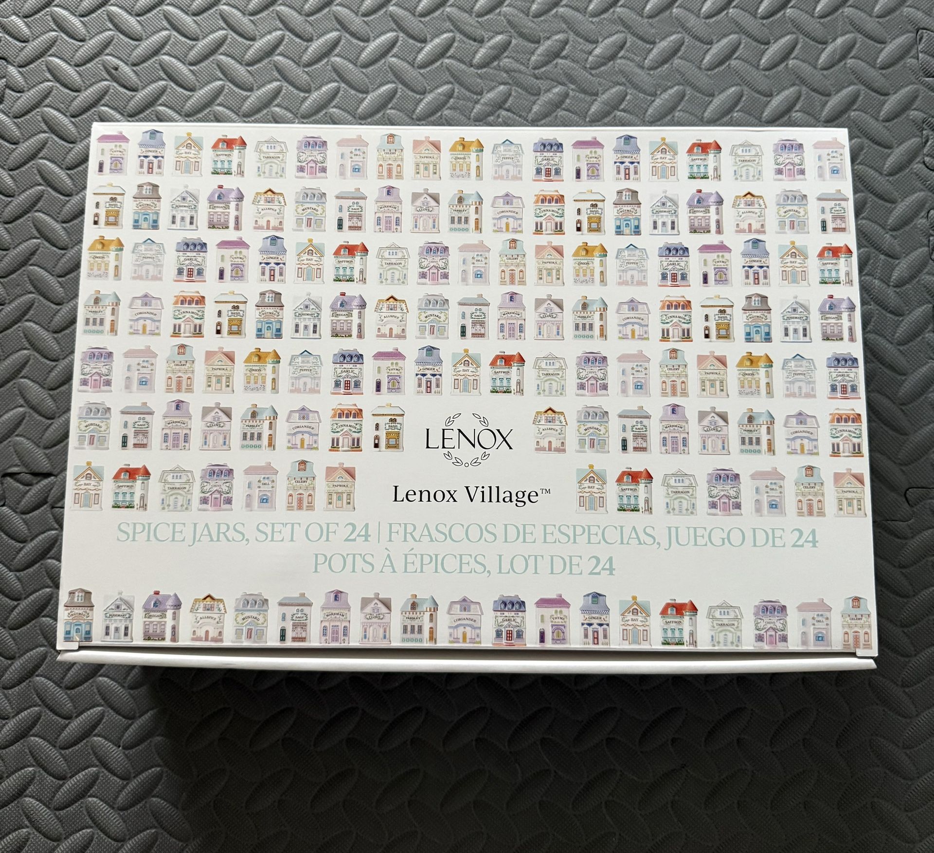 NEW 2024 Lenox Spice Village 24 Piece Jar Collection Complete Set - IN HAND!!
