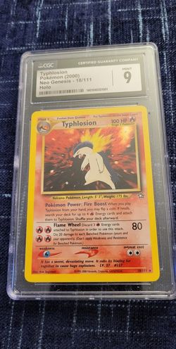Typhlosion Neo Genesis CGC Grade 9