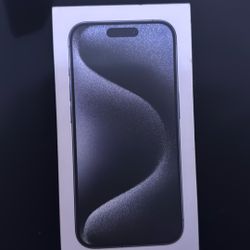 Apple iPhone 15 Pro (New, Unopened Still Box)