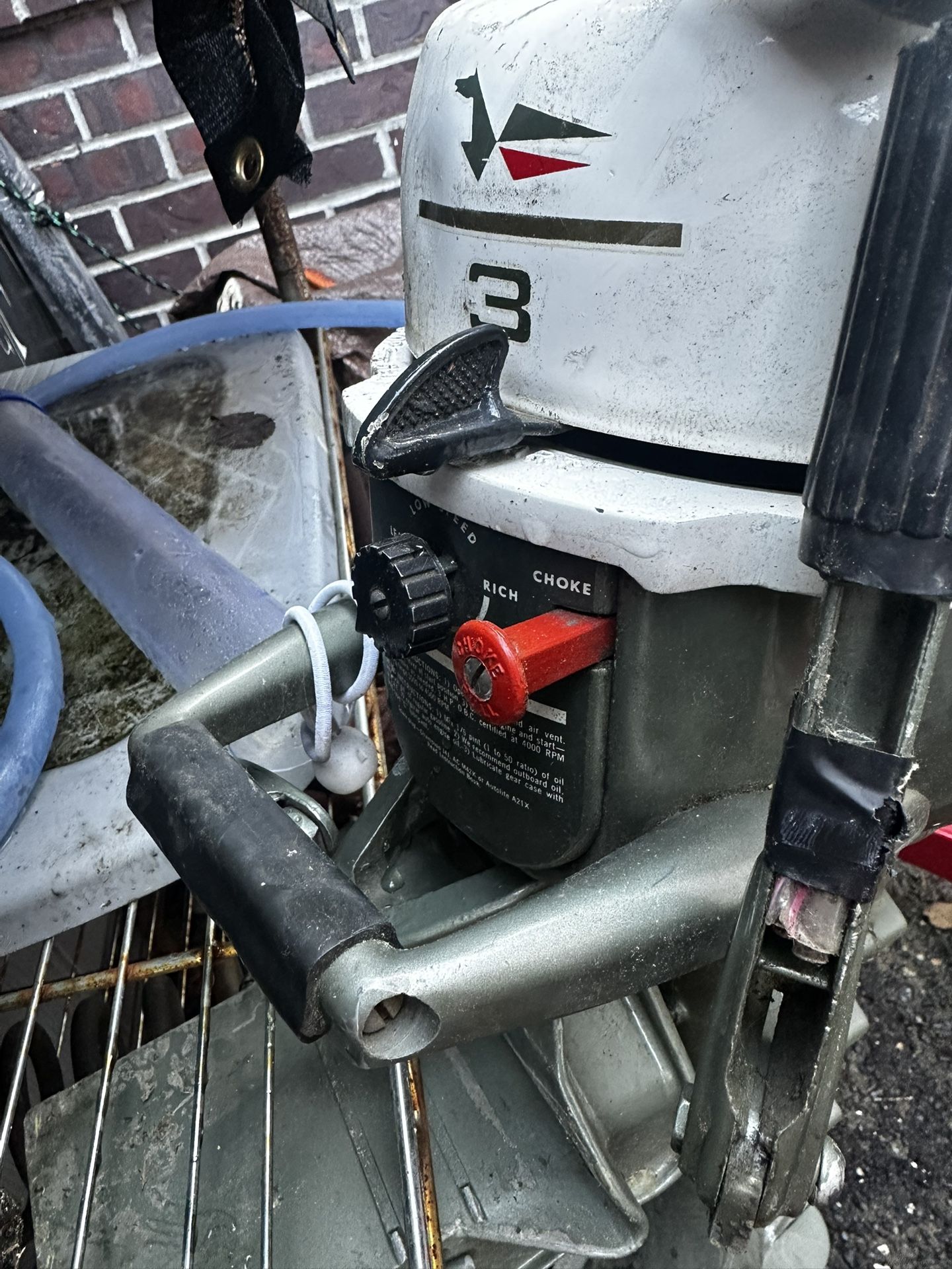 Mid Century Johnson Outboard Motor