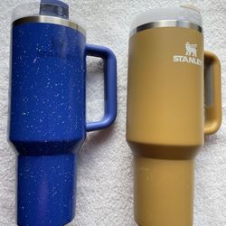 (2) 40 oz Stanley Tumblers. No Straws.