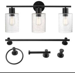 Globe Bristol 5 pieces bathroom set