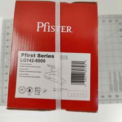 Pfister Bath Faucet 4-in, Single Handle, Polished Chrome - New In Box - Lifetime