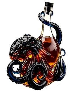 3D Kraken Decanter