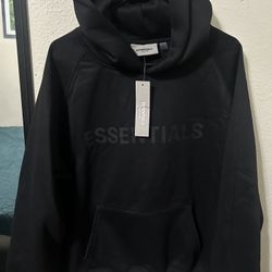 New Essentials Fear Of God Sweater With Hoodie Size Large 