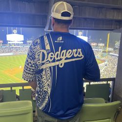 DODGERS TRIBAL DESIGN DRI FIT JERSEYS