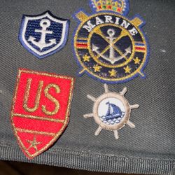 Marine Boat USA Cloth Patch