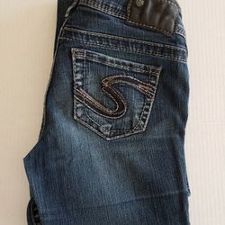 Levi's Silver Tab Blue Jeans - Size 26W 36L