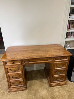 Solid Oak Desk