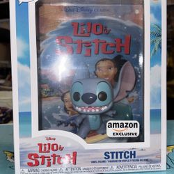 Disney Stitch Surfing Amazon Exclusive Poster Funko