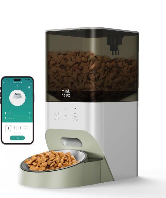 New Automatic Pet Feeder With App Control & Voice Recording & 