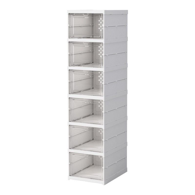 6-layer foldable shoe box