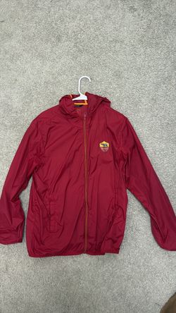AS Roma Windbreaker Jacket with Hood