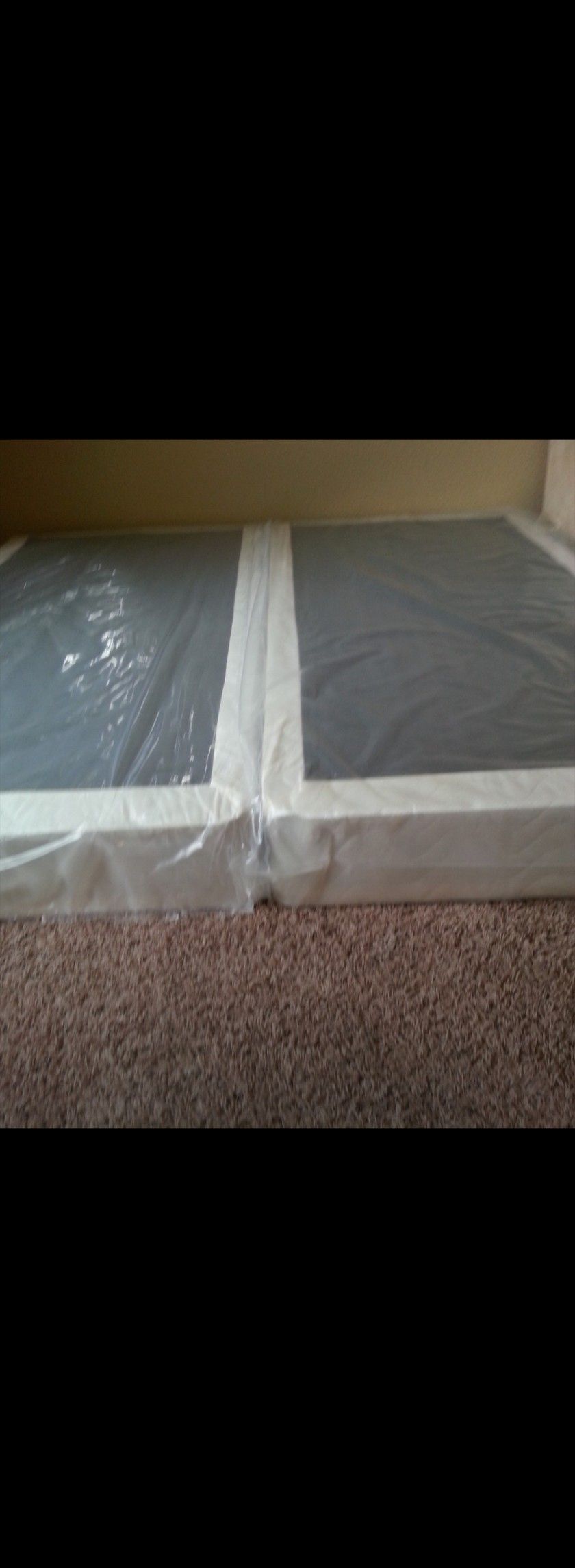 King size2box spring. can deliver
