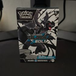 Pokémon Scarlet And Violet Black Bolt Booster Bundle