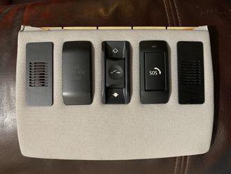2004-2008 BMW 5 Series E60 530i 06 sunroof sos & mic overhead button buttons switch panel oem
