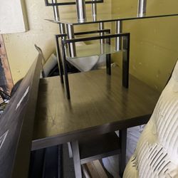 Dining Table And Coffee Table With Side Table 