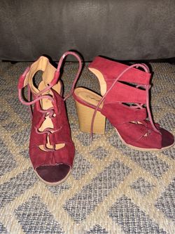 Burgundy Heels