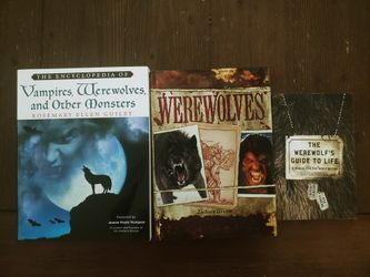 Werewolf Books x3