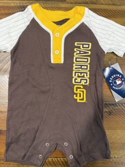 San Diego Padres Infant Bodysuit Size 12M - 6-9M And 3/6M 