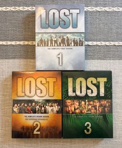 LOST complete seasons 1, 2 & 3 dvd set
