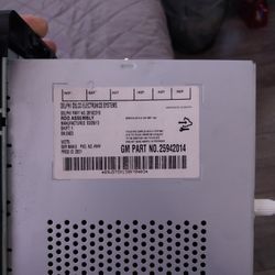 2013 Chevy Gmc Radio