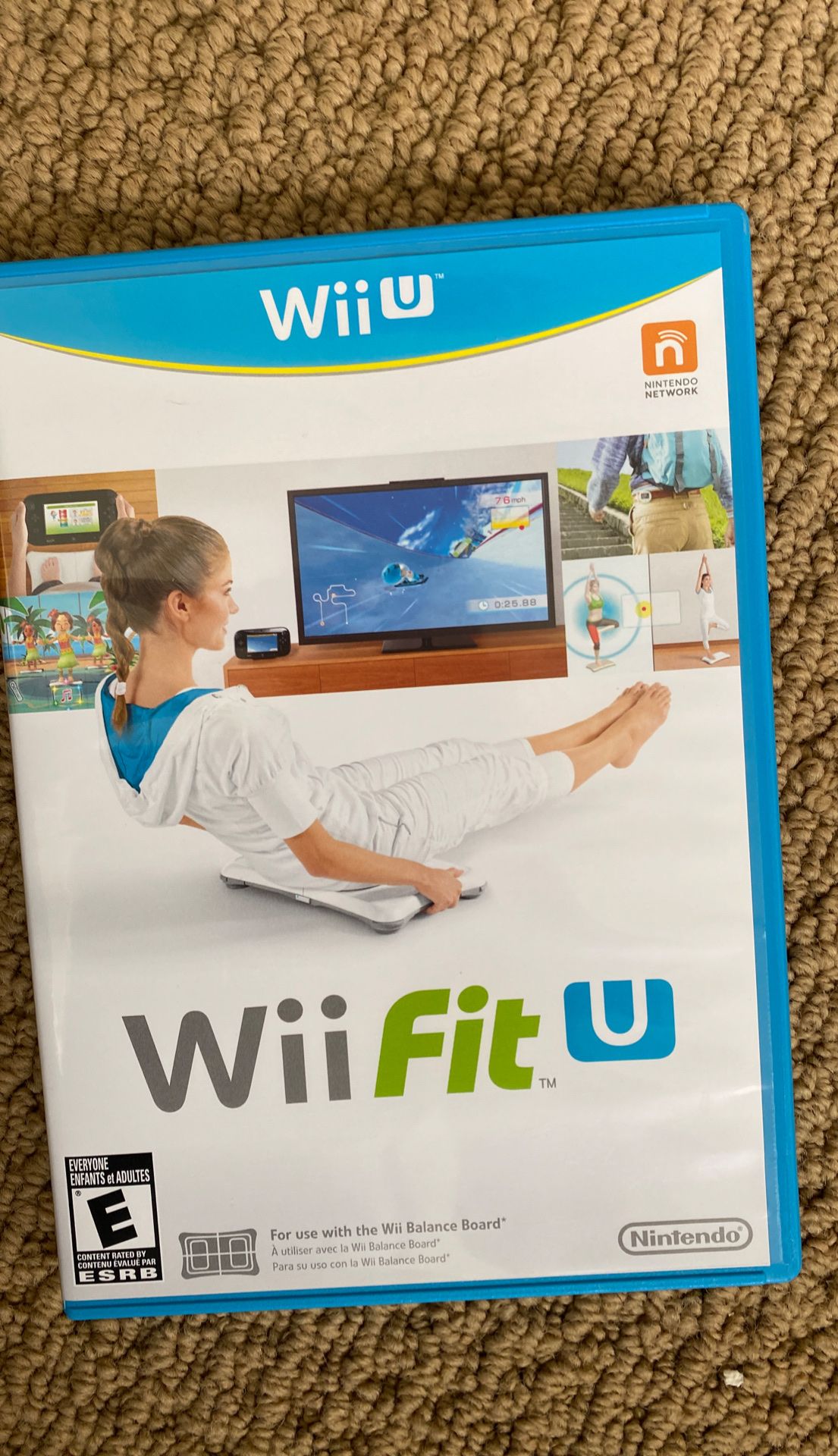 Wii fit u with balance board