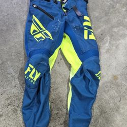 Fly Kinetic dirt bike/BMX pants **YOUTH**