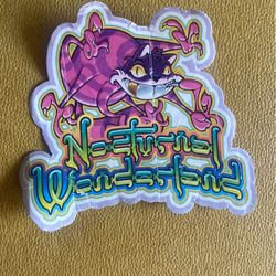 Vintage Nocturnal Wonderland Sep 2000 Flyer/ Vinyl Sticker 
