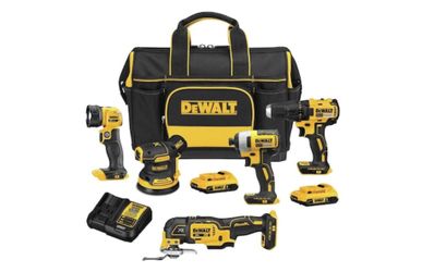 Dewalt 20v 5 Piece Brushless Combo tool kit